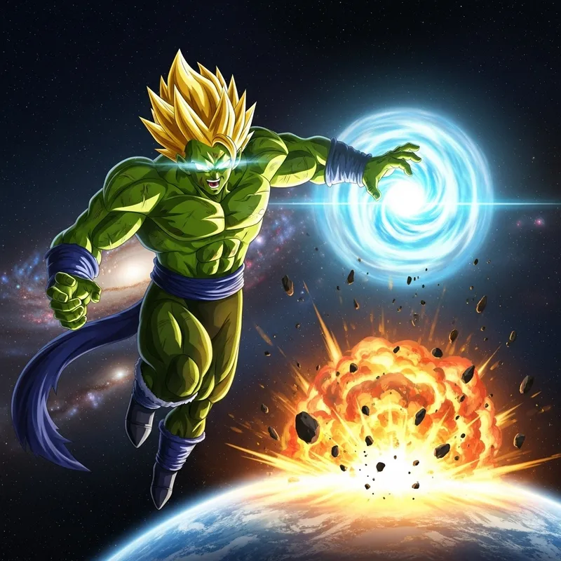 Broly Planet Destruction - Unleashing Ultimate Power Broly Planet Destruction - Unleashing Ultimate Power