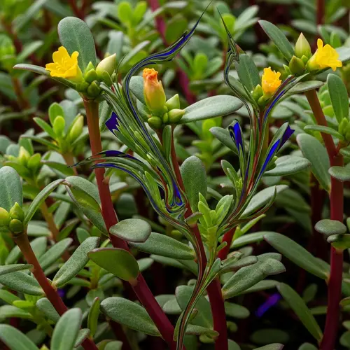 Purslane Abstract Image | Stunning Succulent Features