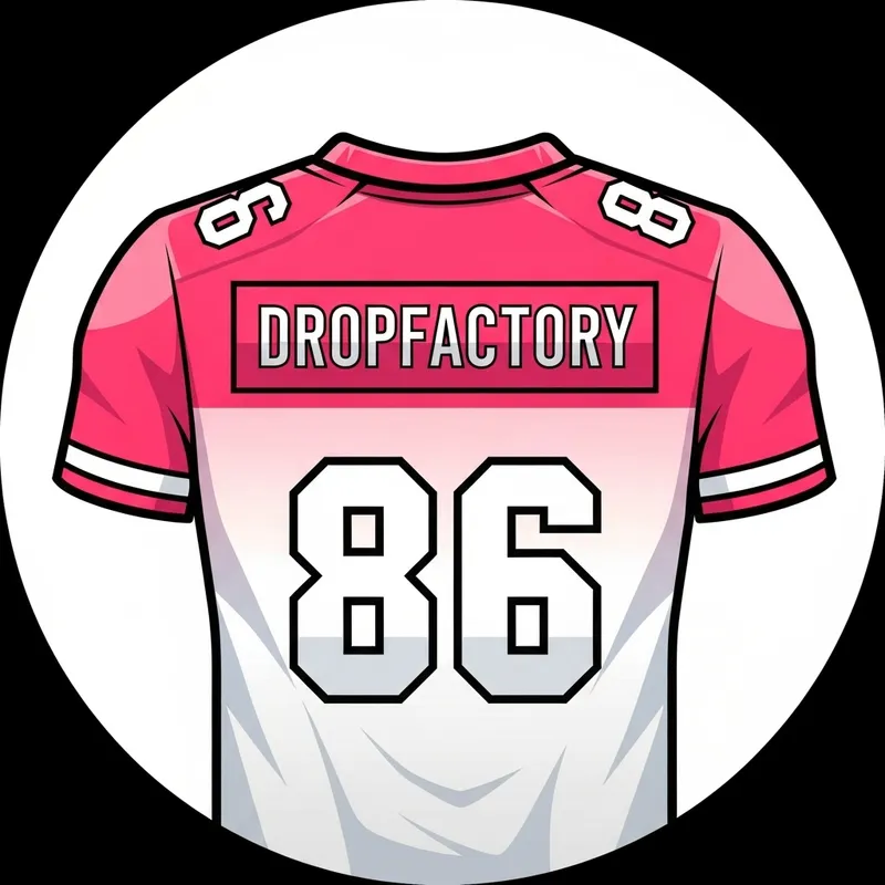 Round Logo Design with Dropfactory Jersey