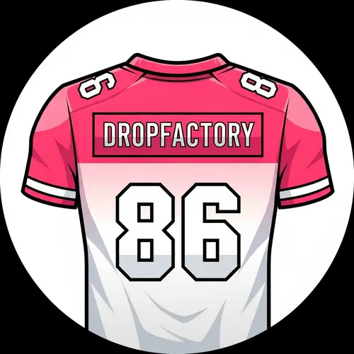 Round Logo Design with Dropfactory Jersey