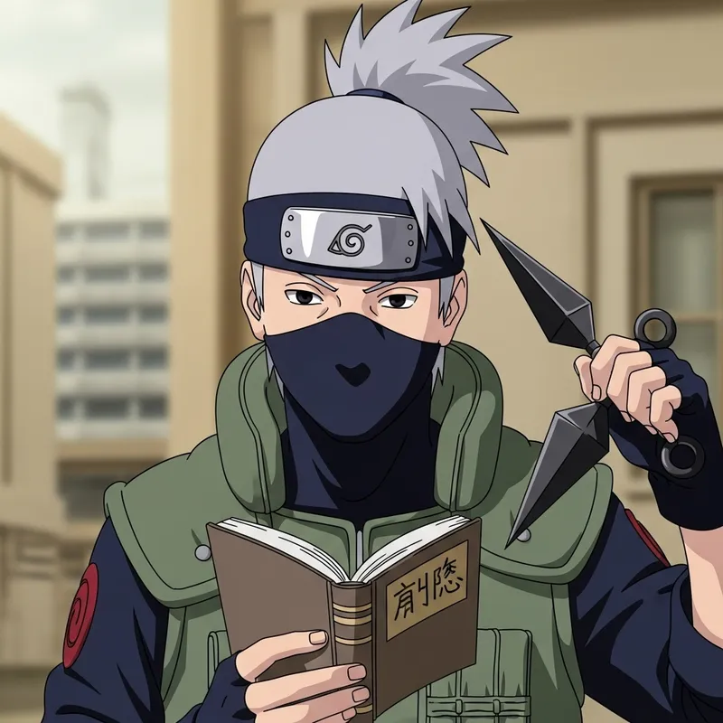 Kakashi Hatake: Silver-Haired Ninja with Penetrative Gaze Kakashi Hatake: Silver-Haired Ninja with Penetrative Gaze