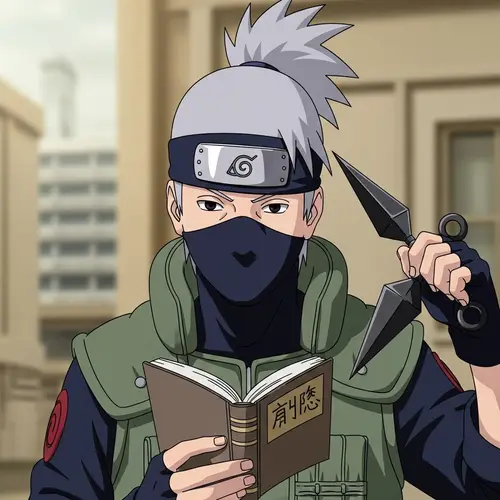 Kakashi Hatake Ninja | Silver-Haired Warrior