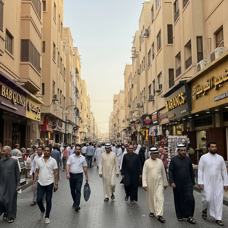 Darb al Watan Street Scene | Vibrant Urban Photography