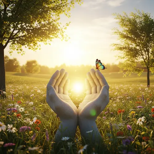 Tranquil Field of Appreciation: Embracing Gratitude