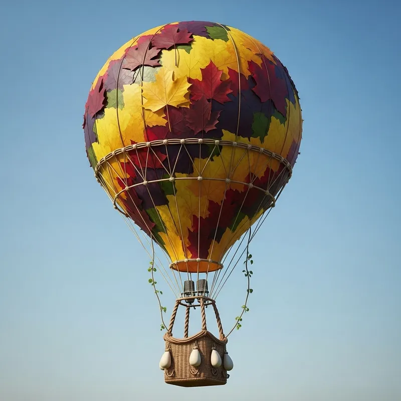 Natural Hot Air Balloon: Stunning Eco-Creation