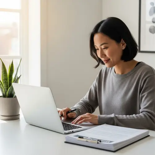 Update Personal Details in a Modern Minimalist Space