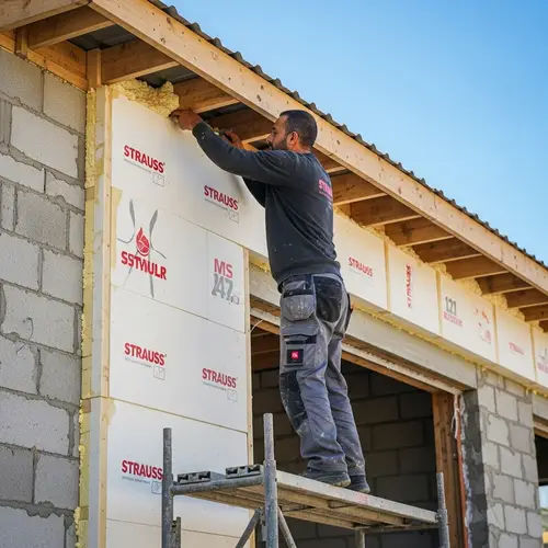 Expert Middle Eastern Builder Crafting Exterior with Foam | Construction Theme