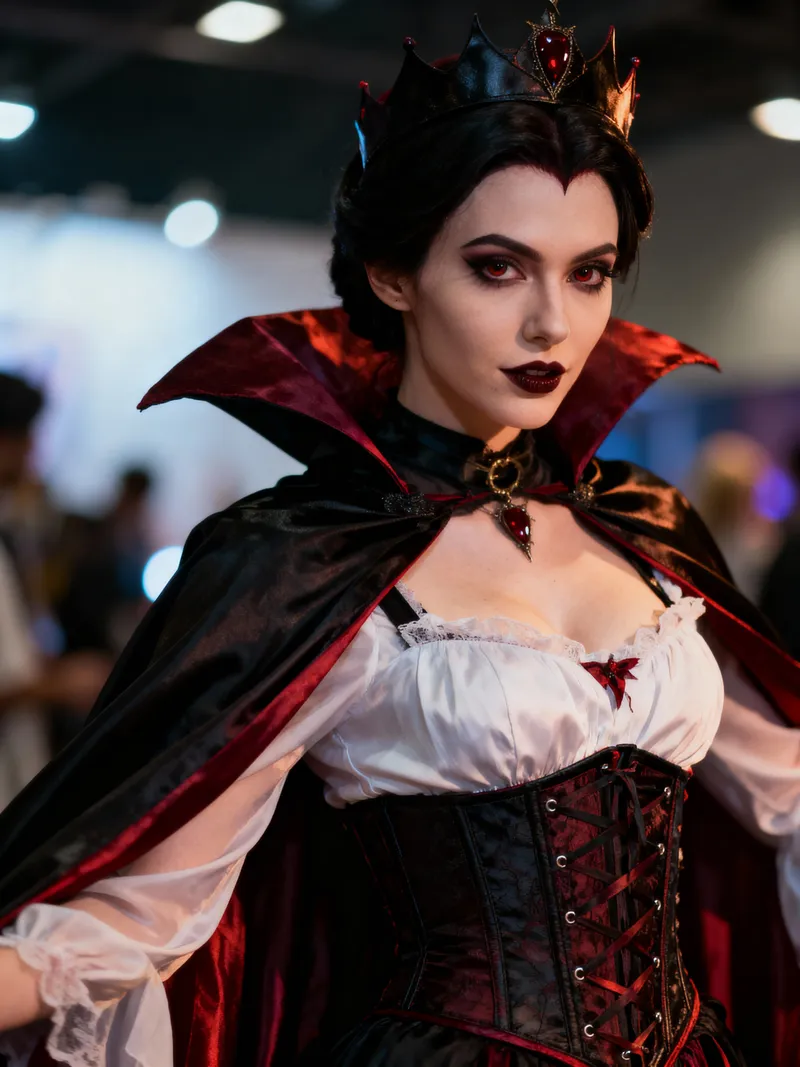 Vampire Queen Cosplay: Enchanting Photo Booth Moments