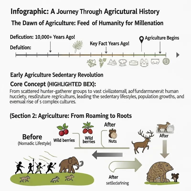 History of Agriculture Infographic: Over 10,000 Years of Cultivation