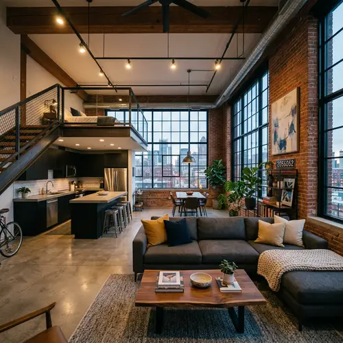 Contemporary Loft Interior Design Inspiration