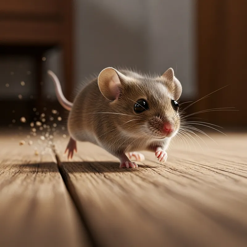 Small Brown Mouse with Small Ears and Large Eyes: Speed and Audacity Small Brown Mouse with Small Ears and Large Eyes: Speed and Audacity