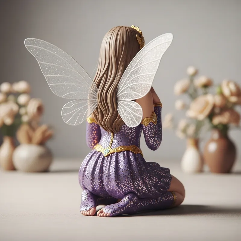 Captivating Fairy in Sparkling Bikini | Enchanting Fantasy Scene