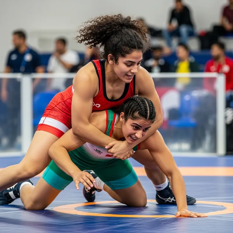 Algerian vs Moroccan Friendly Wrestling Match