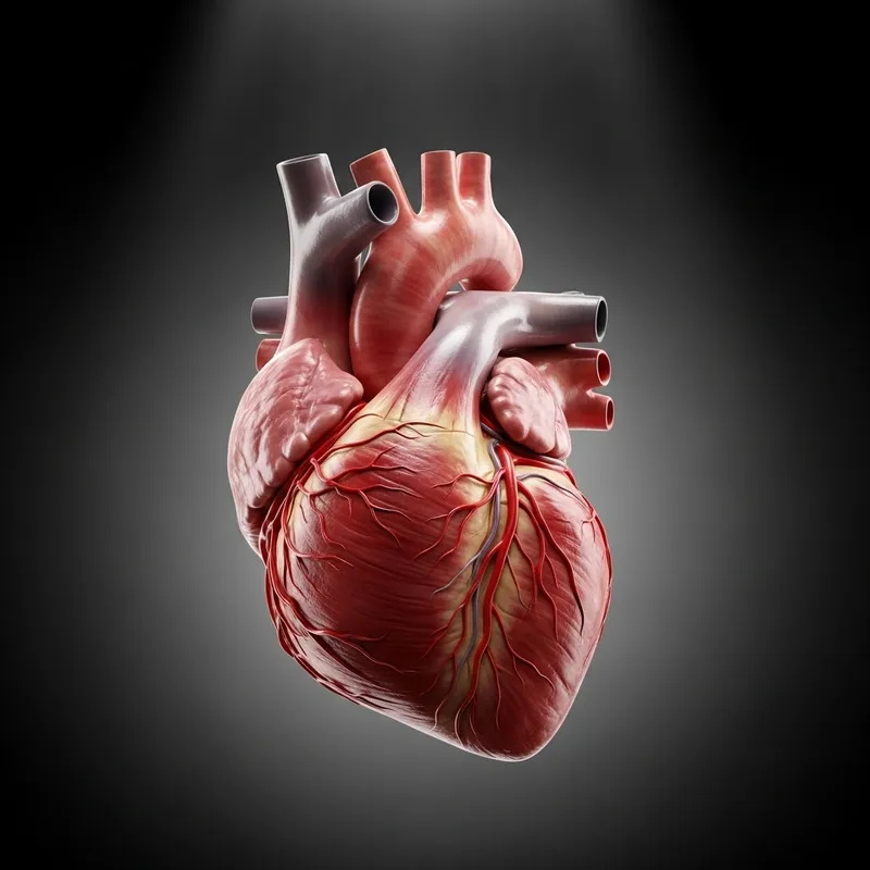Realistic 3D Human Heart Image | Create a 3D Human Heart