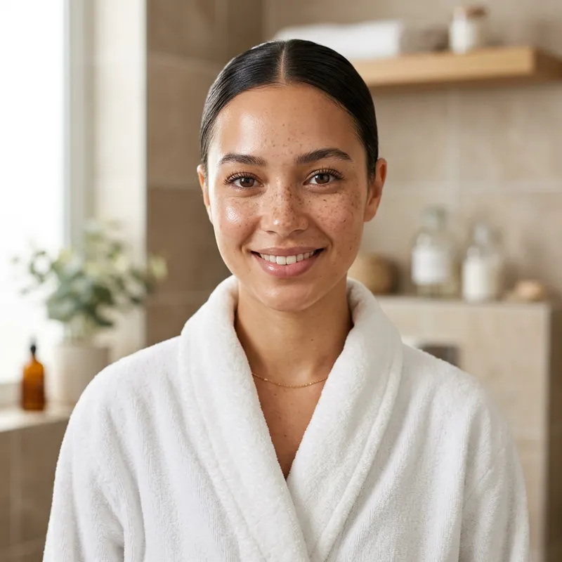 Stunning 4K Beauty Portrait of a Fresh-Faced Woman