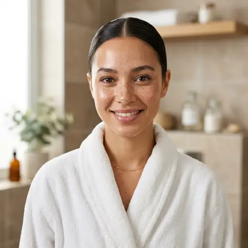 Stunning 4K Beauty Portrait of a Fresh-Faced Woman