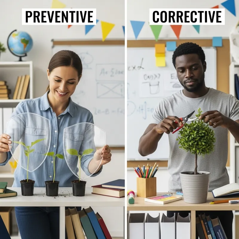 Preventive and Corrective Approaches in Education: Visual Representation Preventive and Corrective Approaches in Education: Visual Representation