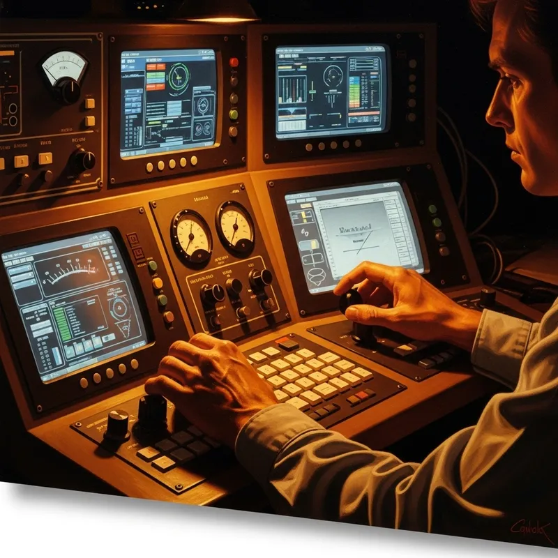 Human-Machine Interface Painting by Morne