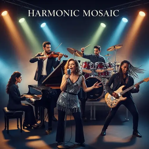 Diverse Band with Female Singer, Violinist, Guitarist & More