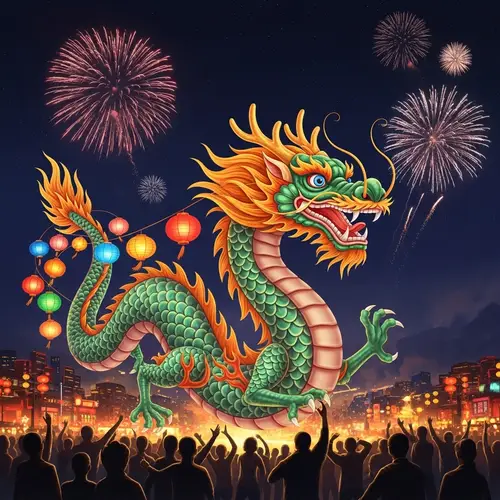 New Year Dragon: Celebrating With Fireworks & Folklore