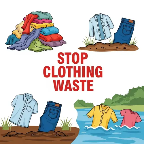 Stop Clothing Waste - Condemning Clothing Waste Examples