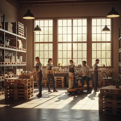 Efficient Logistics with Farmhouse Chic Interior | Warehouse Design