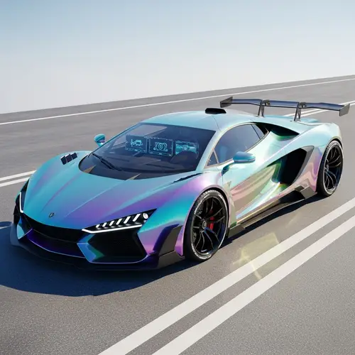 Futuristic Sports Car - Speed and Luxury in One