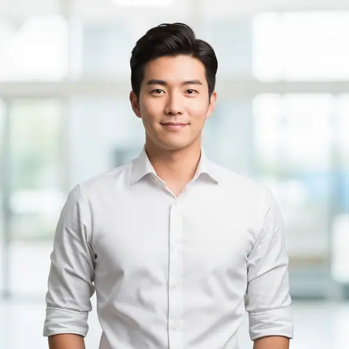 Stylish Korean Man in Classic White Shirt | Trendy Fashion Look