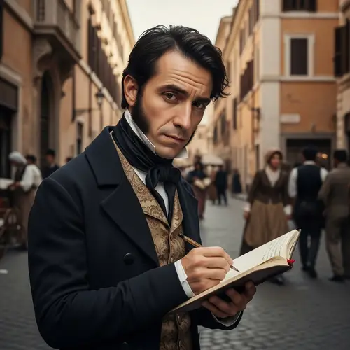 Nikolay Vasilevich Gogol in Rome 1836 - Literary Figure Immersed in 19th Century Rome