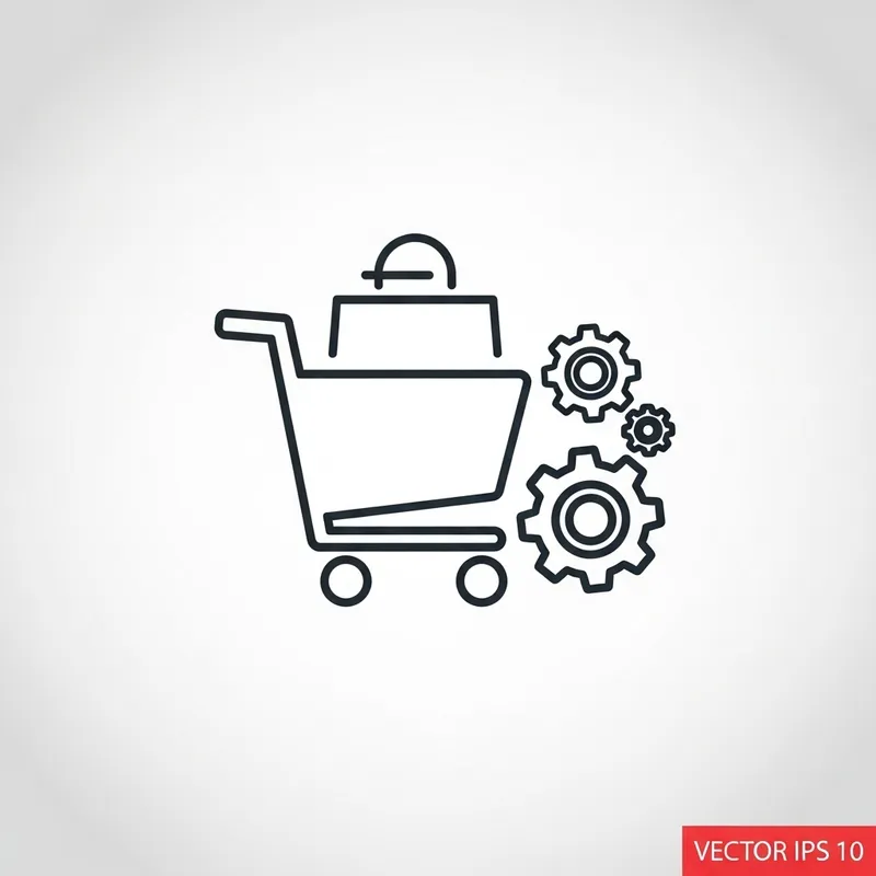 Simple Merchandising System Icon - Effective Retail Symbol