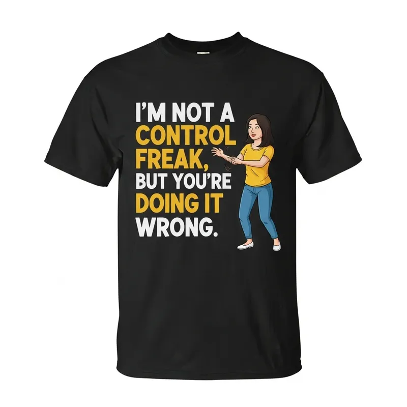 Bold and Quirky T-Shirt Design with Humorous Quote