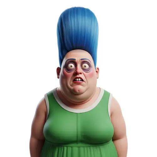 Homer Simpson’s head on marge Simpson’s body