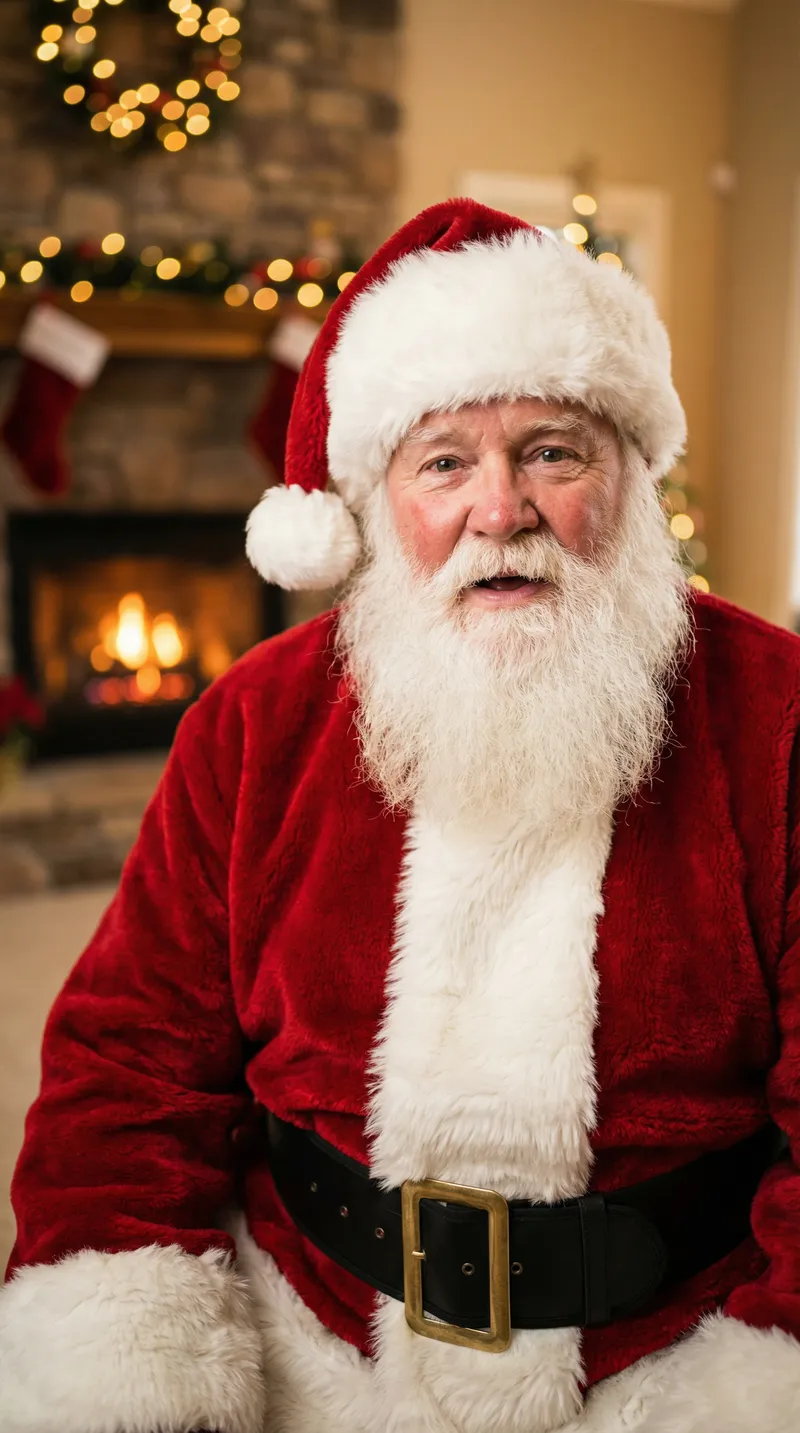 Vintage Santa Claus from 1930s Coca-Cola Ads