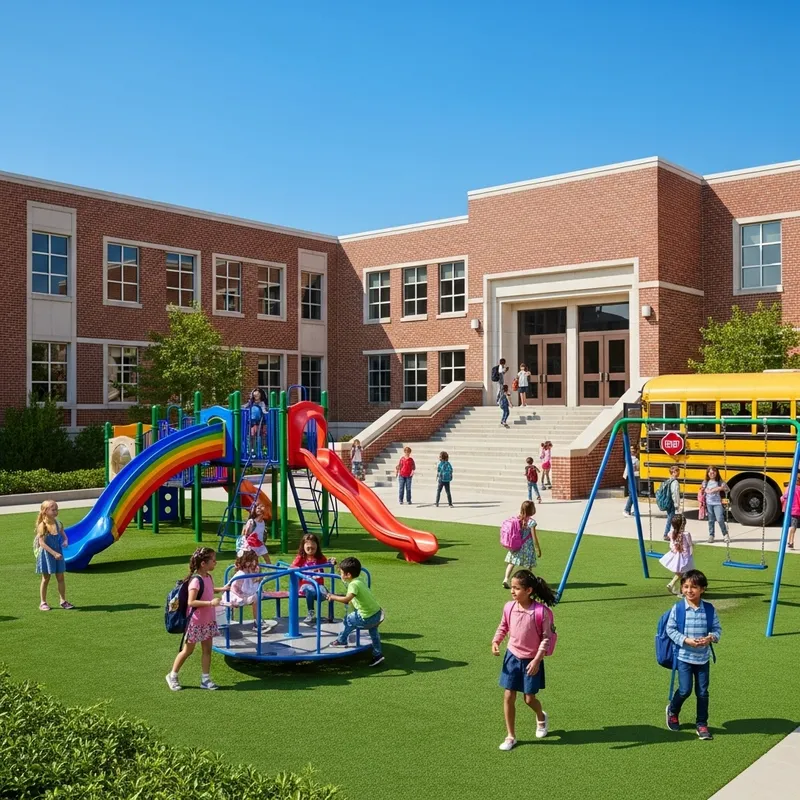 Inclusive Elementary School Campus | Engaging Learning Environment