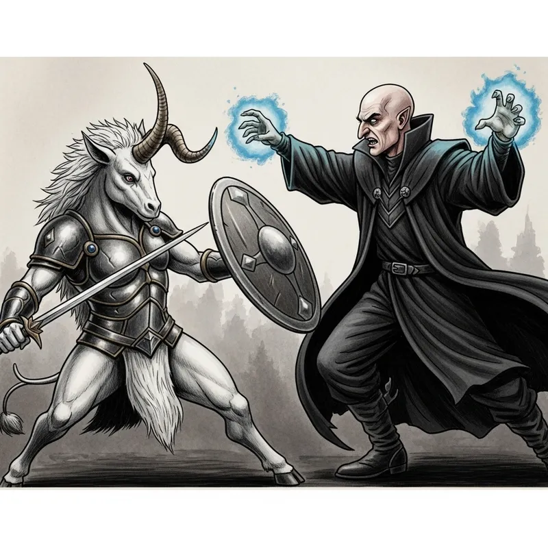 Unicorn Defeats Voldemort in Epic Fantasy Showdown