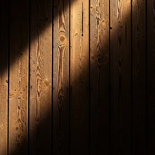 Antique Wood Plank Wall | Rich Brown Color | Sunlit Texture