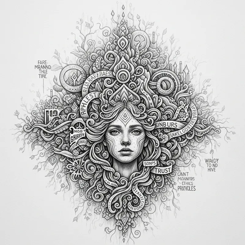 Profound Layers of Self-Awareness and Trust in Detailed Sketch Profound Layers of Self-Awareness and Trust in Detailed Sketch