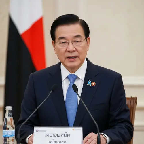 Asian Male Politician Leading Country - Government Official