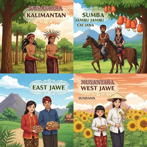 Cultural Richness of Kalimantan, Sumba, East Jawa & West Jawa | Nusantara Baklava