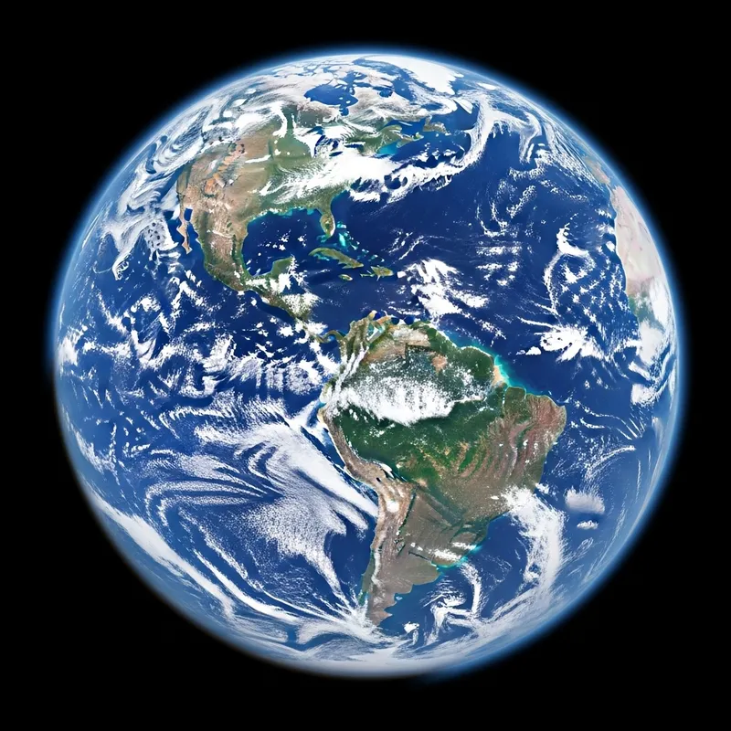 Stunning Earth View from Space: High-Resolution Satellite Capture