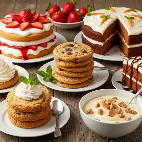 Delicious Quick & Easy Desserts | Rustic Table Display