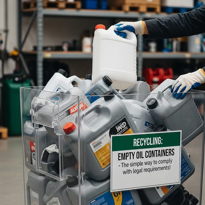 Recycling Empty Oil Containers - Easy Compliance with Legal Standards