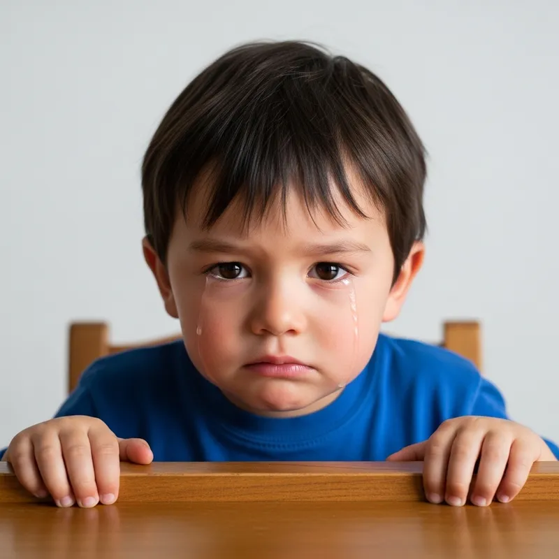 Crying Angry Boy | Young Asian Kid Shows Emotions