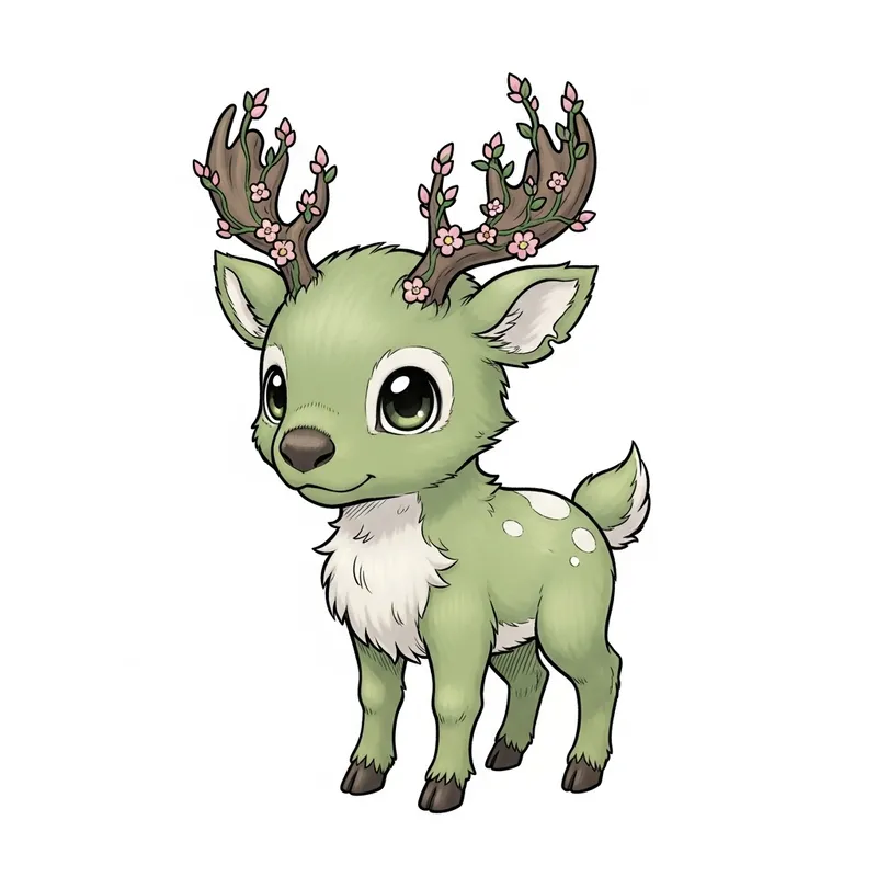Adorable Baby Moose Pokémon Design