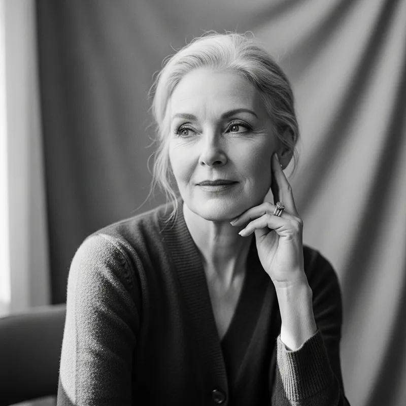 Timeless Beauty of Mature Woman: Classic Fine Art Photography