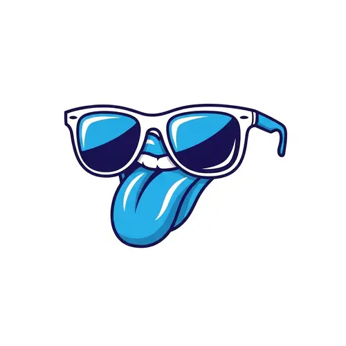 Cool and Fresh Logo Design with Sunglasses and Tongue | Chill Breeze Vibes