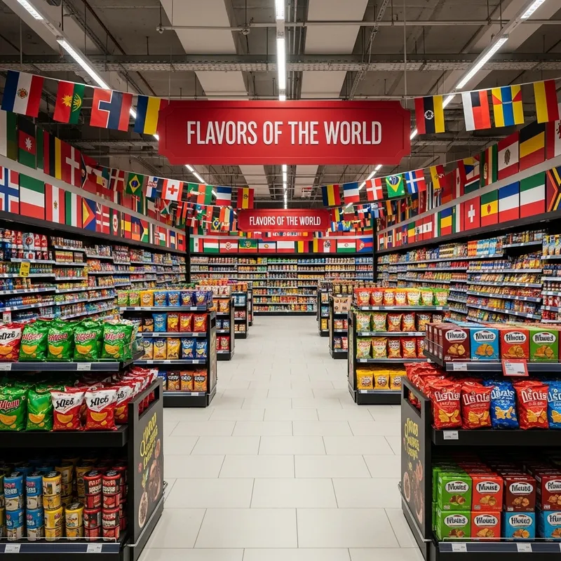 Discover Global Flavors at World Theme Import Supermarket