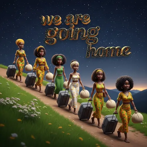 Charming Ghanaian Ladies in Vibrant Attire