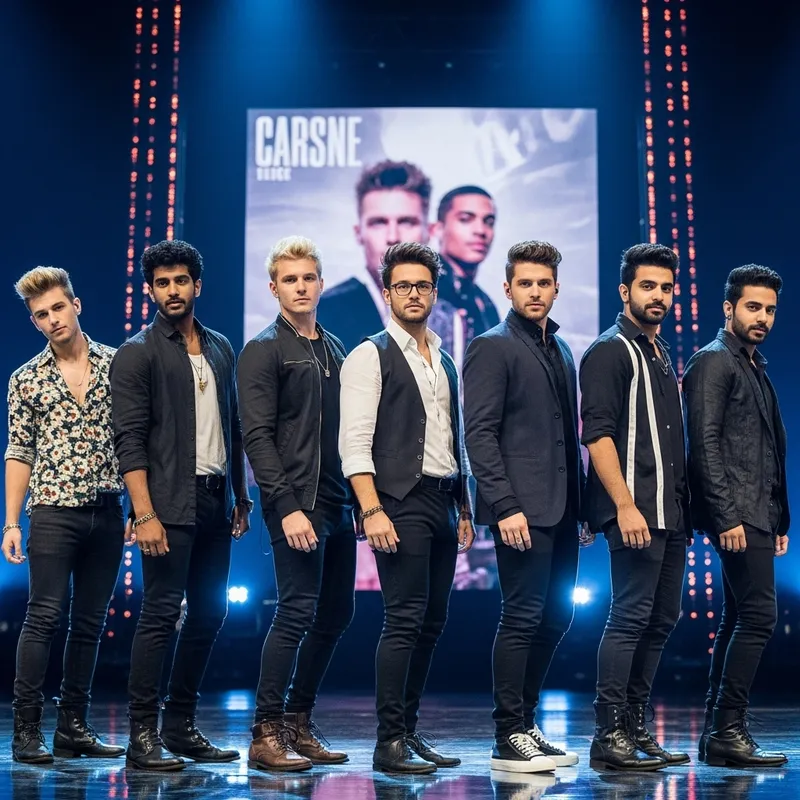 Dazzling BTS Band Members on Stage