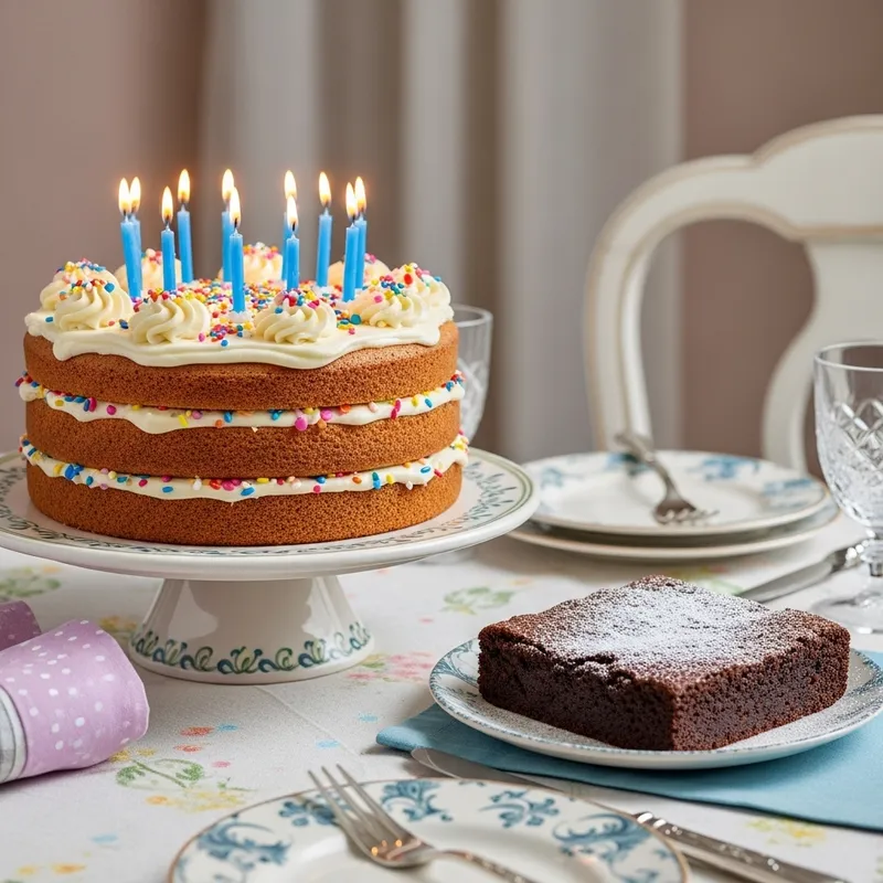 Decadent Cake and Brownie Delights